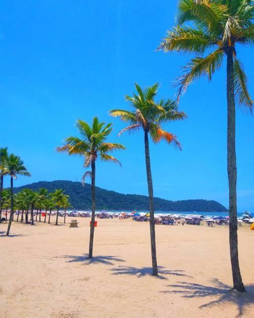 Kitnet Pe Na Areia Vista Mar - Boqueirao Praia Grande-Sp Appartamento Praia Grande  Esterno foto